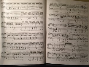 Do you see the suggestion of raindrops in Chopin's score? (Photo by K.Nollet, 2015)