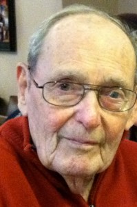 SSgt Morgan P. Molloy, Sr., age 91. Tail gunner who flew on B25 "Rhode Island Red."